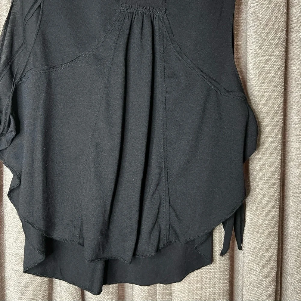 Free People Movement Black High Tide Cropped Sleeveless Top Size Small